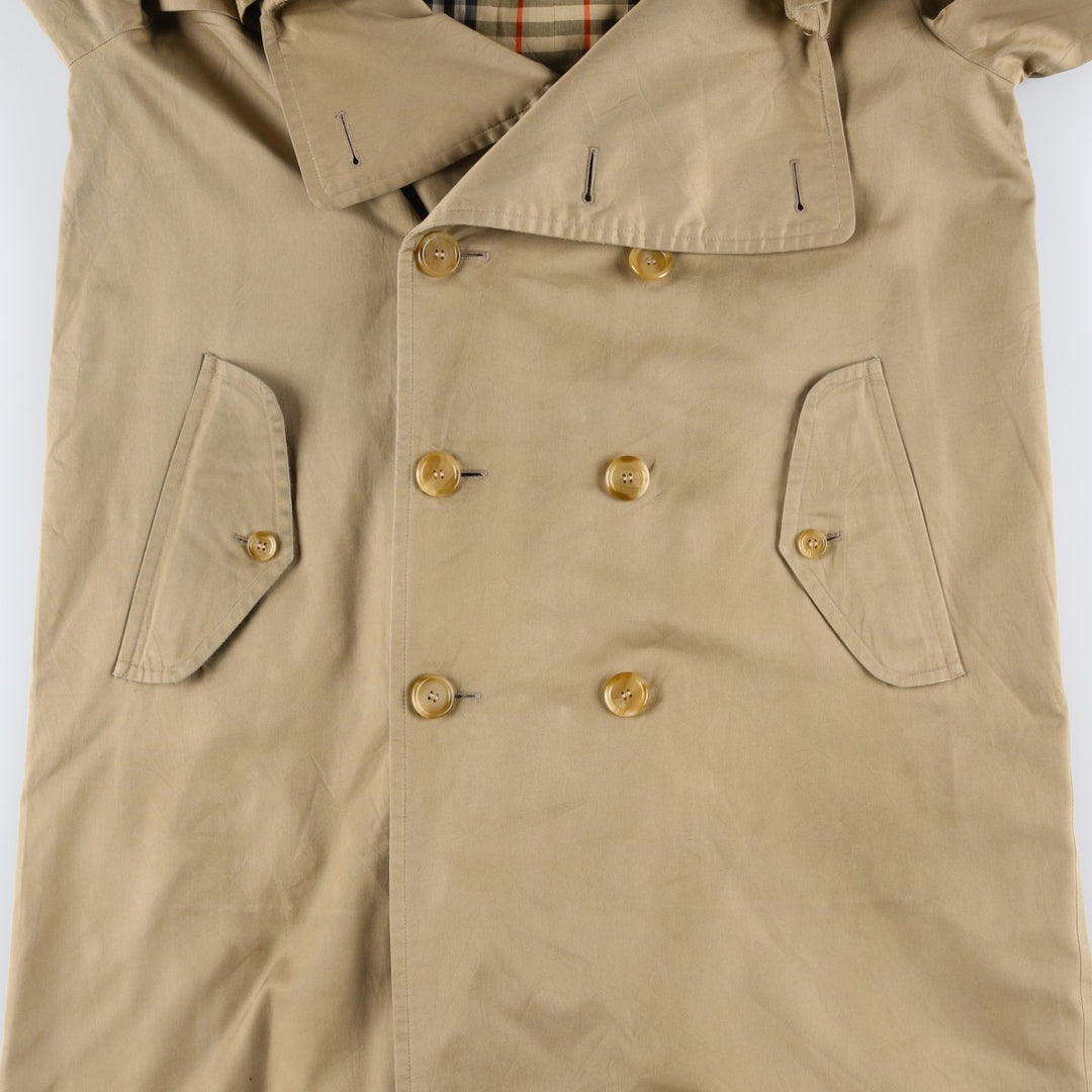 Burberry's trench coat, men's size L cotton Beige type Vintage Second Hand