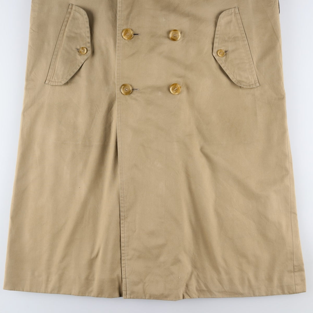 Burberry's trench coat, men's size L cotton Beige type Vintage Second Hand