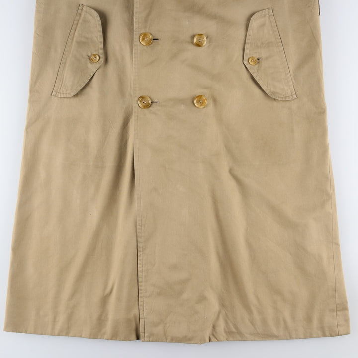 Burberry's trench coat, men's size L cotton Beige type Vintage Second Hand