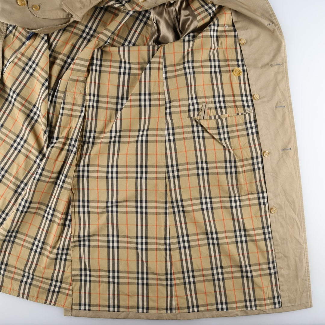Burberry's trench coat, men's size L cotton Beige type Vintage Second Hand