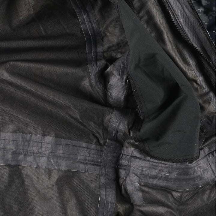 Genuine US military surplus camouflage pattern NWU digital camo military Gore-Tex parka, made in USA, small-short (equivalent to men's S). Nylon navy blue type Vintage Second Hand