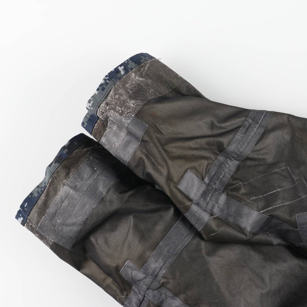 Genuine US military surplus camouflage pattern NWU digital camo military Gore-Tex parka, made in USA, small-short (equivalent to men's S). Nylon navy blue type Vintage Second Hand