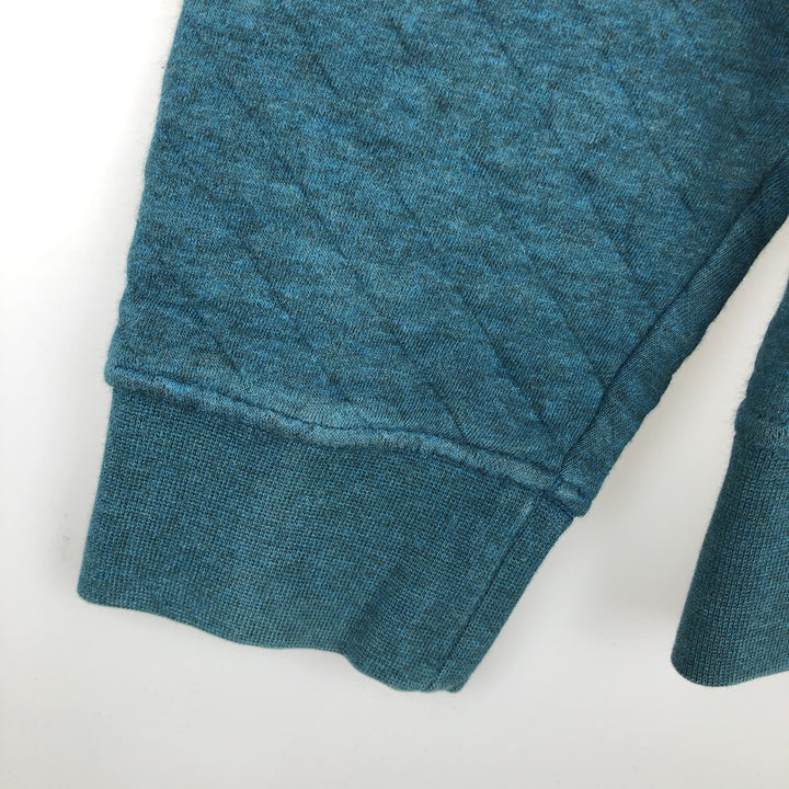 Patagonia Organic Cotton Diamond Quilted Snap-T Sweatshirt 25281FA17 (Women's Size M) cotton turquoise blue Vintage Second Hand