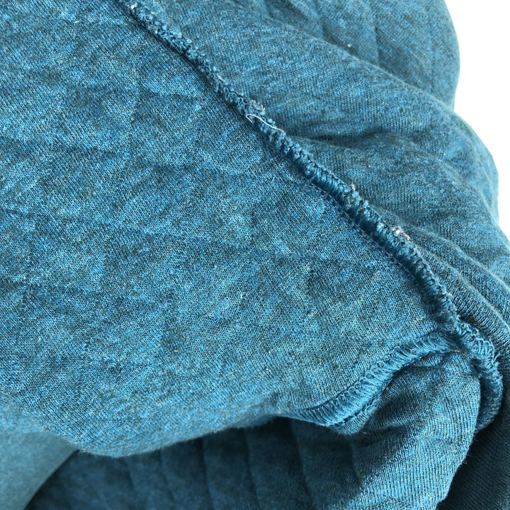 Patagonia Organic Cotton Diamond Quilted Snap-T Sweatshirt 25281FA17 (Women's Size M) cotton turquoise blue Vintage Second Hand