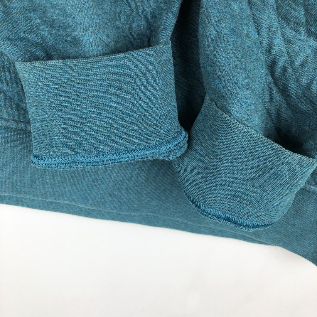 Patagonia Organic Cotton Diamond Quilted Snap-T Sweatshirt 25281FA17 (Women's Size M) cotton turquoise blue Vintage Second Hand