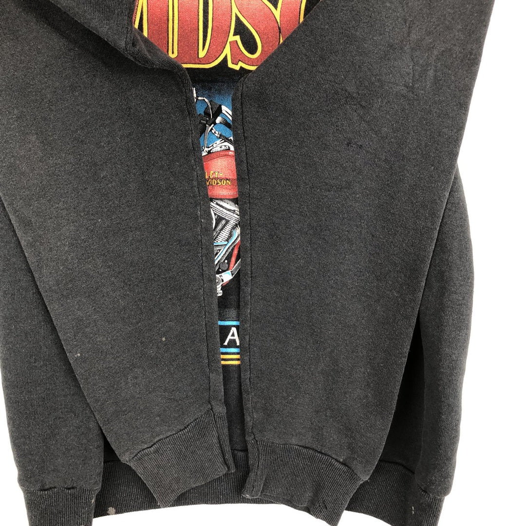 1980'S Harley-Davidson Advertising Sweatshirt, Women's Size L (approx.), Vintage unclear black type Vintage Second Hand