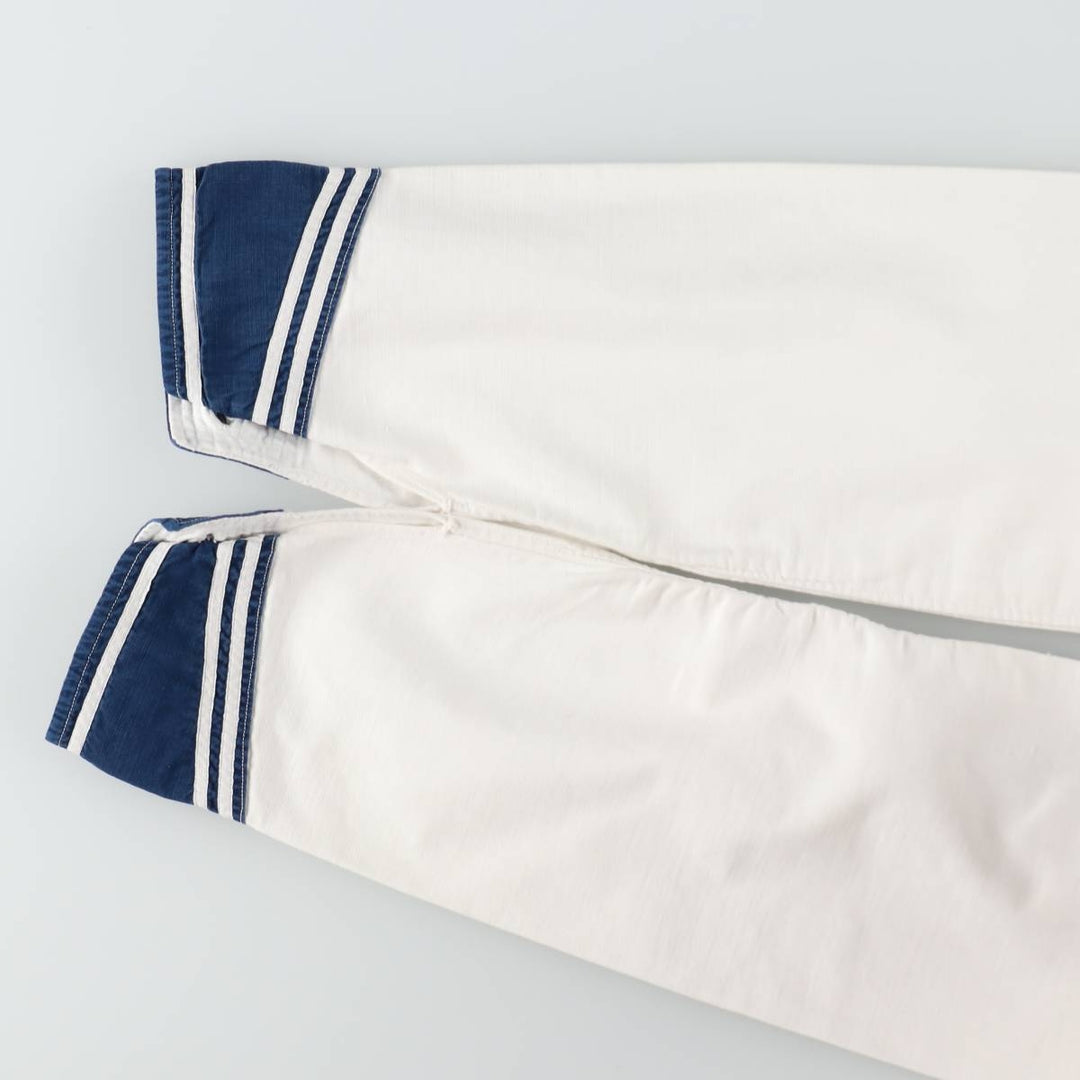 Italian Army Long-Sleeved Sailor Shirt, Women's Size M (approx.) unclear white type Vintage Second Hand