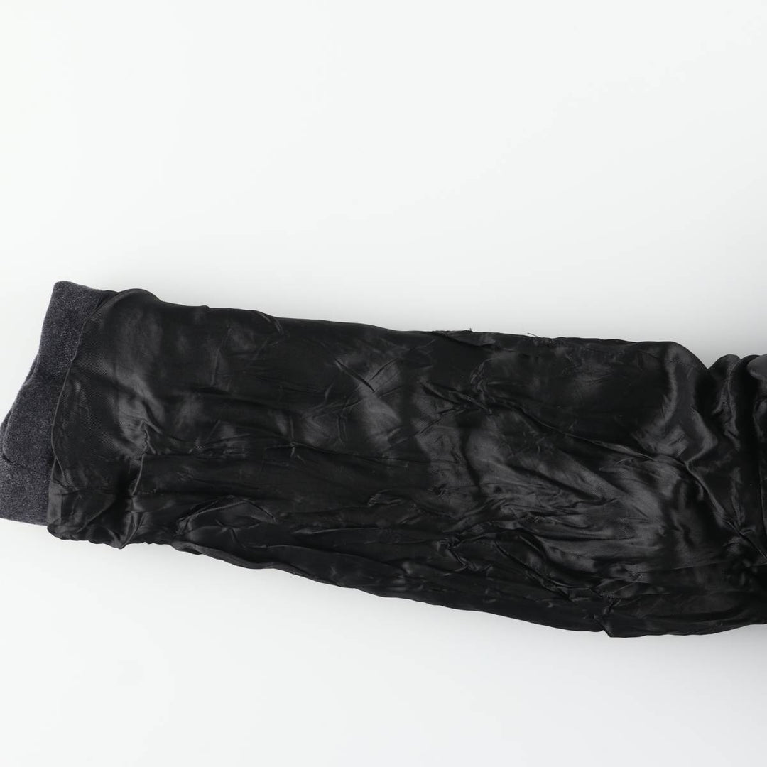 Burberry's double-breasted wool tailored jacket, women's size M (approx.) wool Charcoal Vintage Second Hand