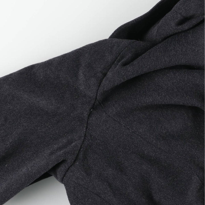 Burberry's double-breasted wool tailored jacket, women's size M (approx.) wool Charcoal Vintage Second Hand