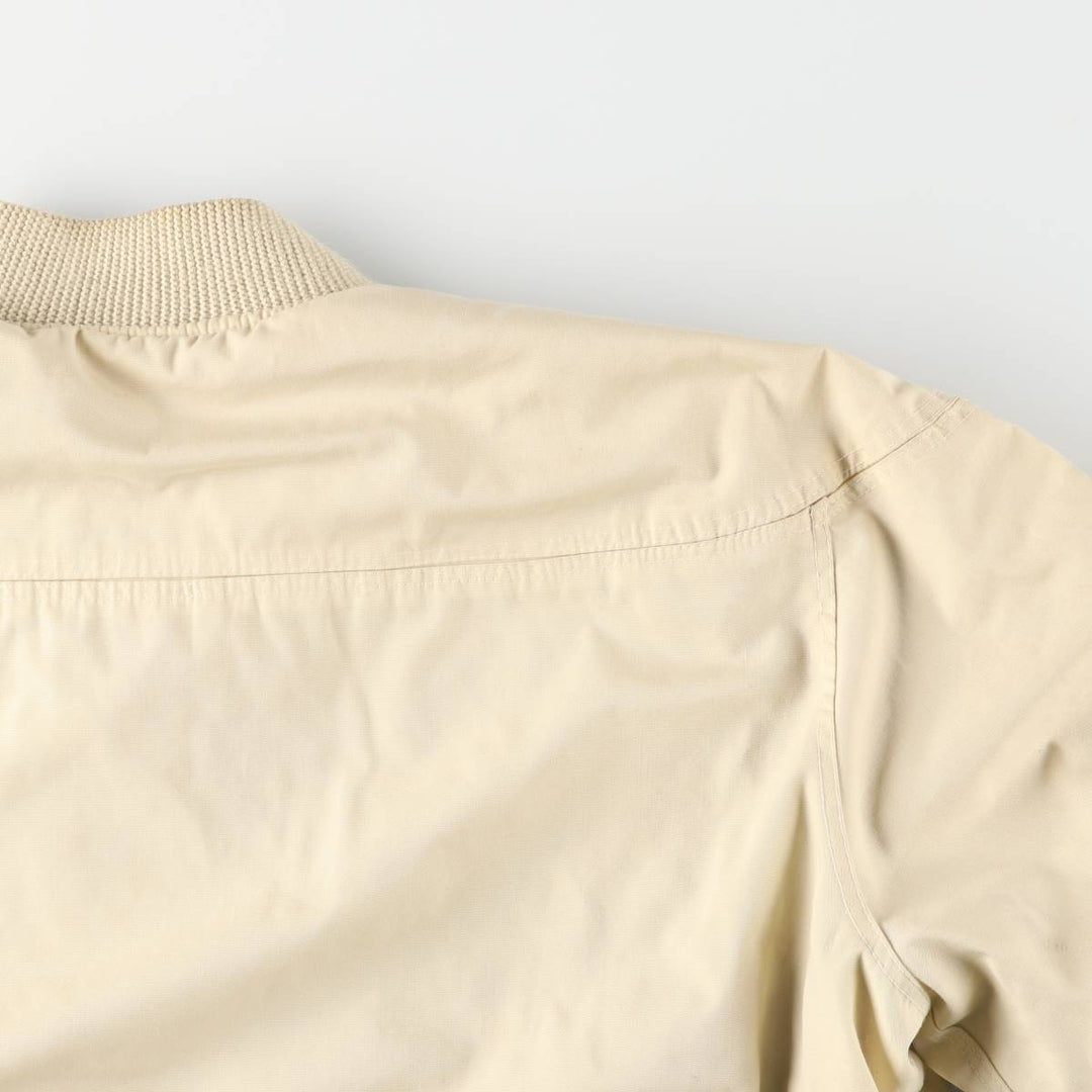Vintage 70s-80'S Catalina Varsity Padded Derby Jacket with Cup Shoulder Strap, Men's Size XL unclear ivory Vintage Second Hand