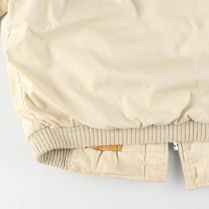 Vintage 70s-80'S Catalina Varsity Padded Derby Jacket with Cup Shoulder Strap, Men's Size XL unclear ivory Vintage Second Hand