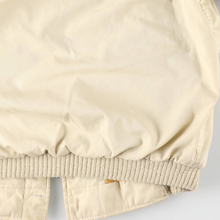 Vintage 70s-80'S Catalina Varsity Padded Derby Jacket with Cup Shoulder Strap, Men's Size XL unclear ivory Vintage Second Hand