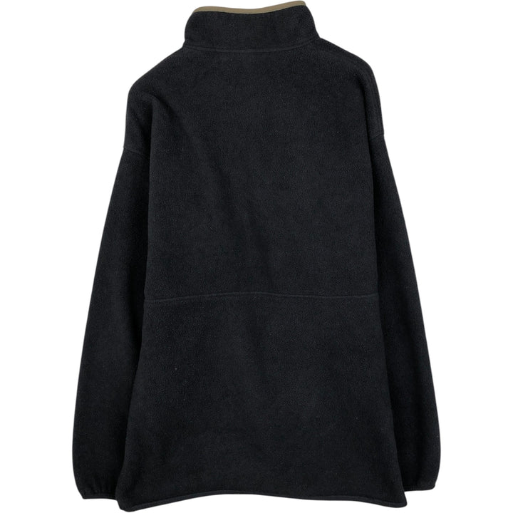 2000'S Patagonia SYNCHILLA fleece pullover (25735FA01), men's size XXL equivalent. polyester navy blue type Vintage Second Hand