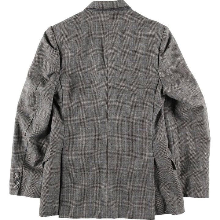 Christian Dior MONSIEUR Check Pattern Wool Tailored Jacket, Men's Size S (approx.) wool gray type Vintage Second Hand