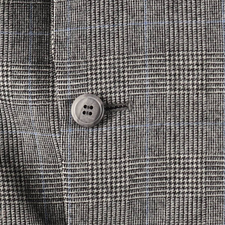 Christian Dior MONSIEUR Check Pattern Wool Tailored Jacket, Men's Size S (approx.) wool gray type Vintage Second Hand