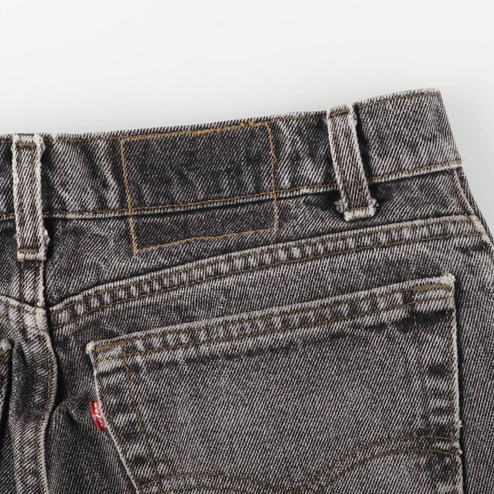 90s-00'S Levi's 550-4858 Black Denim Tapered Denim Pants, Made in the USA, Men's, Size W31, Vintage cotton black type Vintage Second Hand