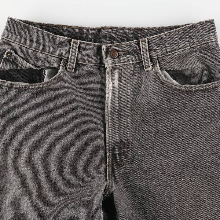 90s-00'S Levi's 550-4858 Black Denim Tapered Denim Pants, Made in the USA, Men's, Size W31, Vintage cotton black type Vintage Second Hand