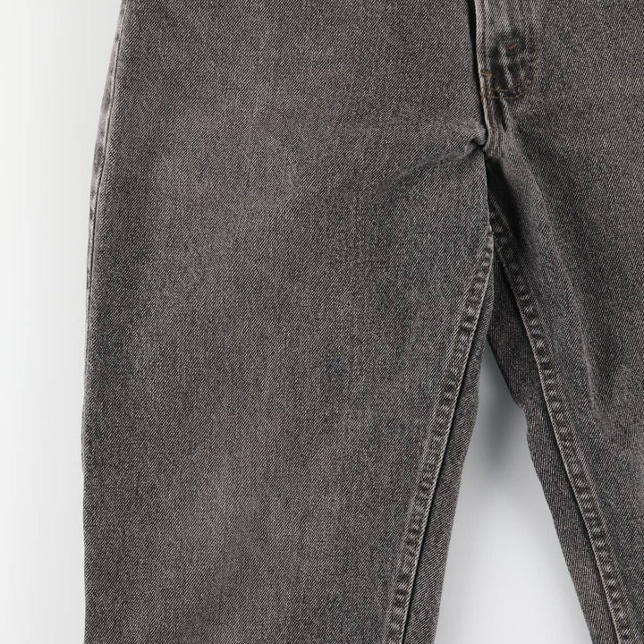90s-00'S Levi's 550-4858 Black Denim Tapered Denim Pants, Made in the USA, Men's, Size W31, Vintage cotton black type Vintage Second Hand