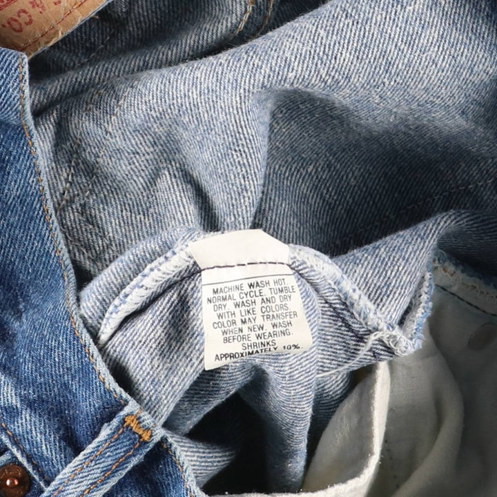 1990'S Levi's 501 Straight Denim Pants, Made in USA, Women's Size L (W30 equivalent), Vintage cotton blue type Vintage Second Hand