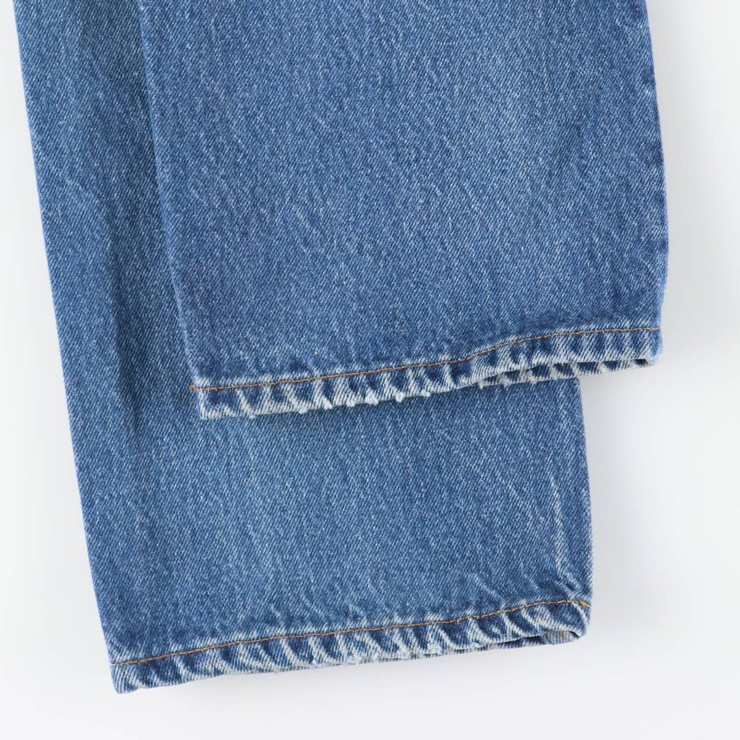 1990'S Levi's 501 Straight Denim Pants, Made in USA, Women's Size L (W30 equivalent), Vintage cotton blue type Vintage Second Hand