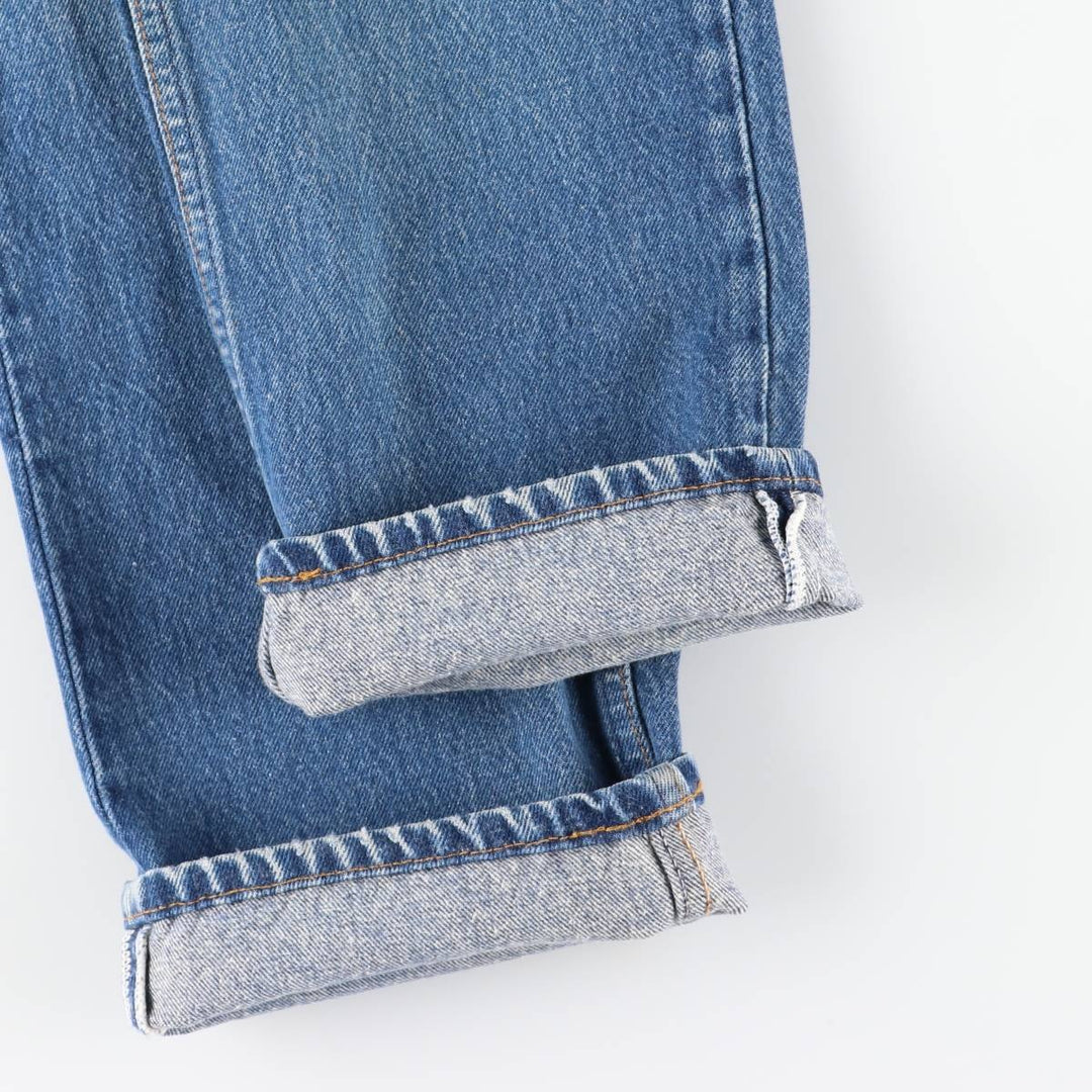 1990'S Levi's 501 Straight Denim Pants, Made in USA, Women's Size L (W30 equivalent), Vintage cotton blue type Vintage Second Hand