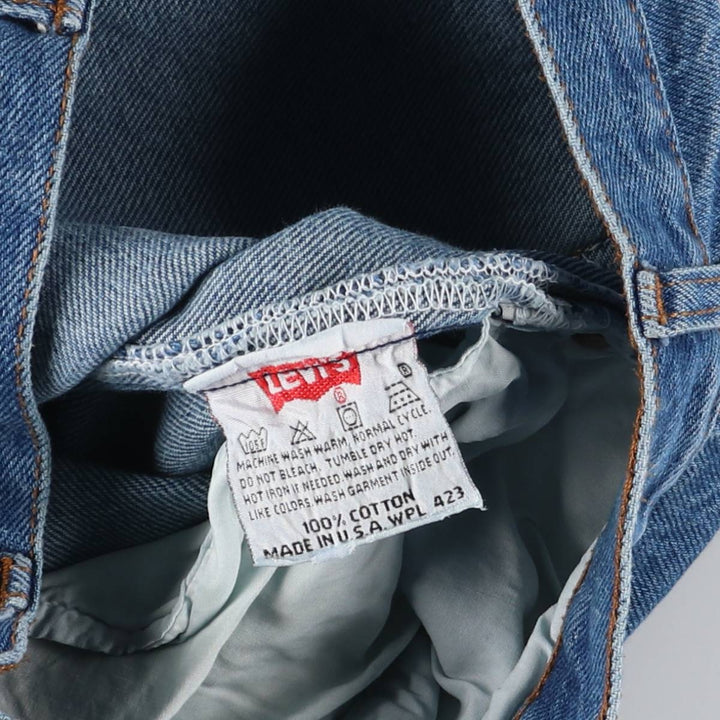 90'S Levi's 5010000 Straight Denim Pants, Made in USA, Men's, Size W34, Vintage cotton blue type Vintage Second Hand