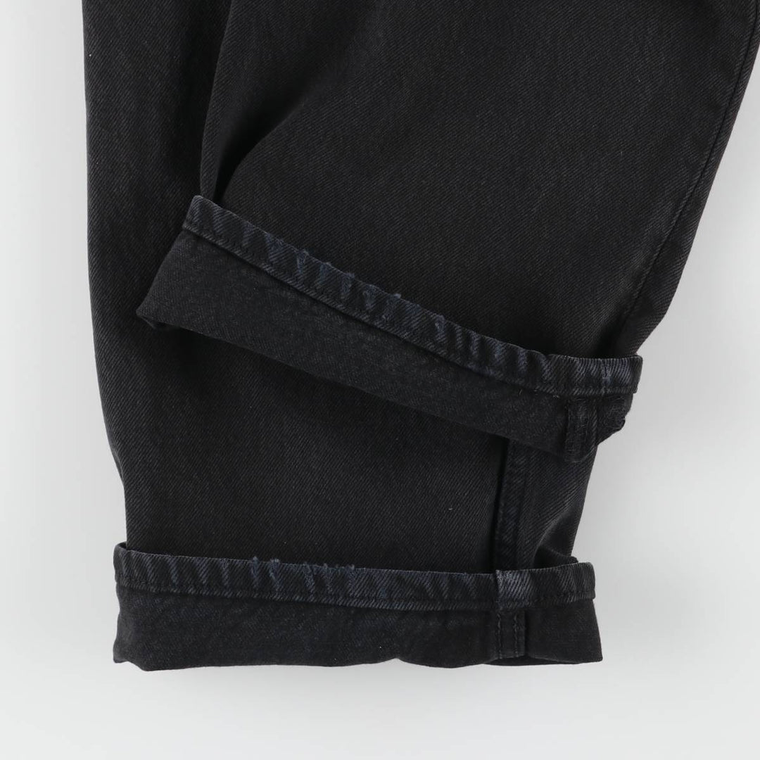 2000'S Levi's 501 Euro Model Black Denim Straight Denim Pants, Men's Size W35 cotton black type Vintage Second Hand