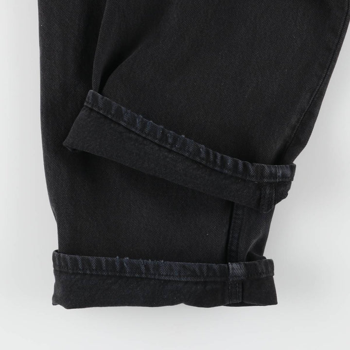2000'S Levi's 501 Euro Model Black Denim Straight Denim Pants, Men's Size W35 cotton black type Vintage Second Hand