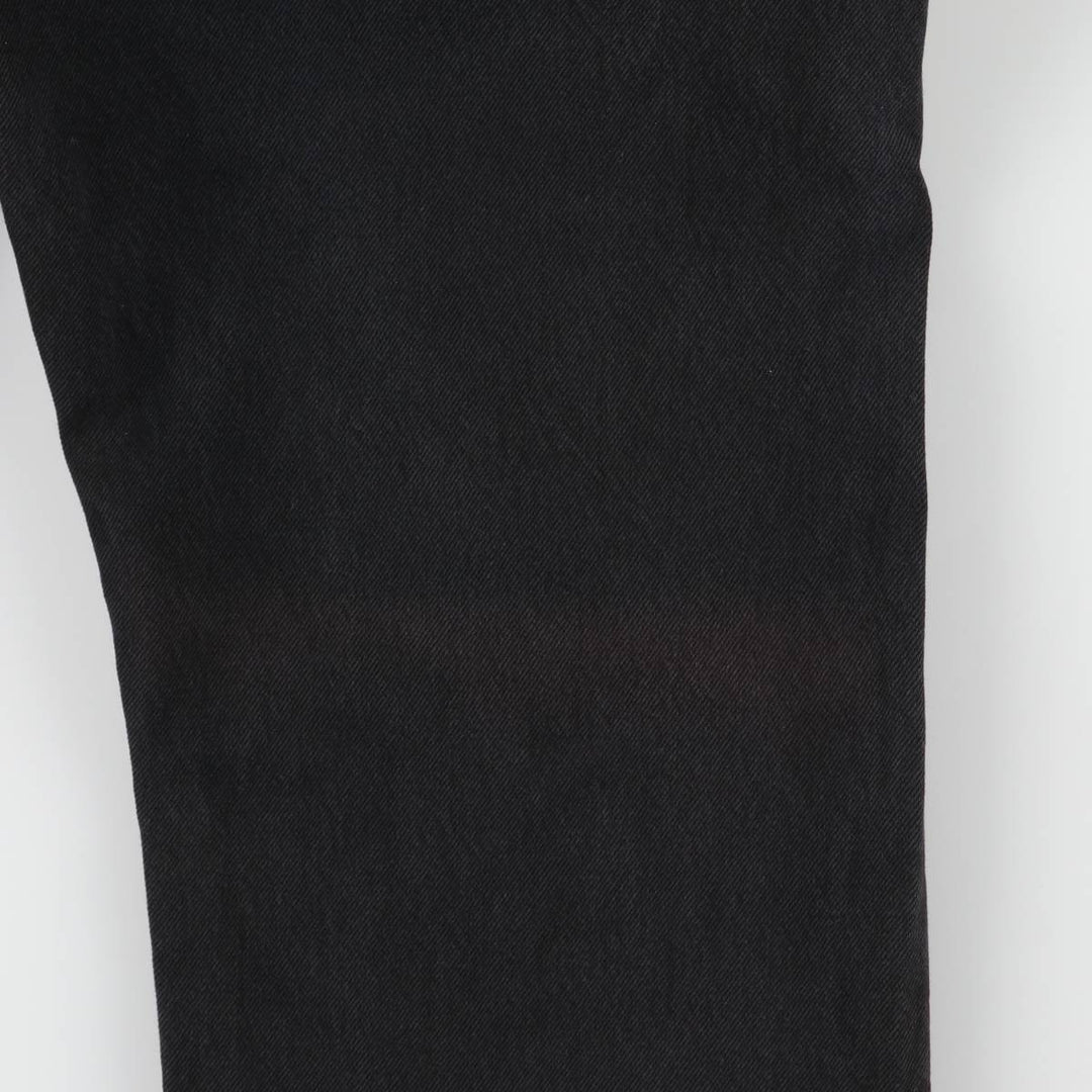2000'S Levi's 501 Euro Model Black Denim Straight Denim Pants, Men's Size W35 cotton black type Vintage Second Hand