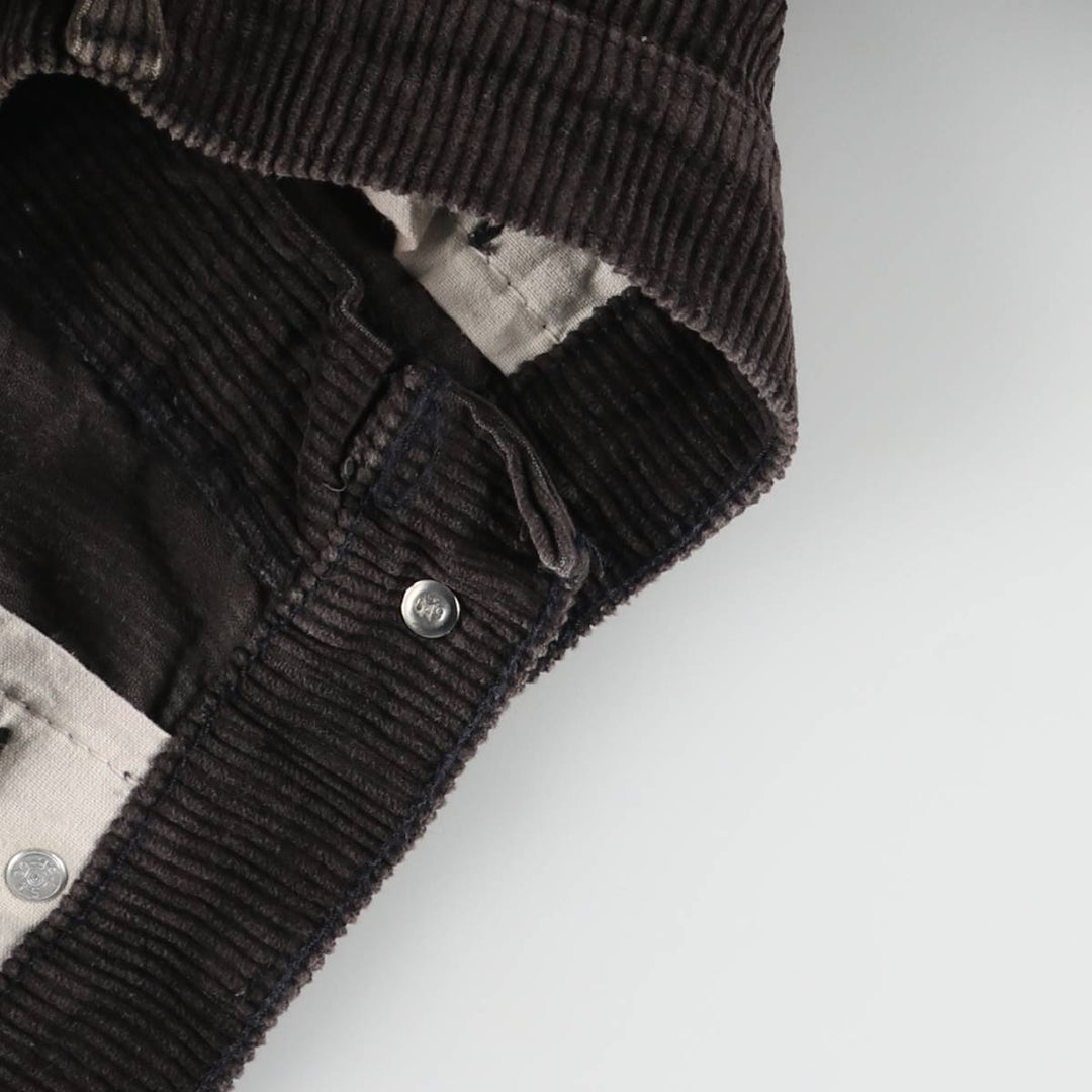 90'S Levi's Silver Tab Baggy Corduroy Pants, Made in USA, Men's, Size W32, Vintage cotton brown type Vintage Second Hand