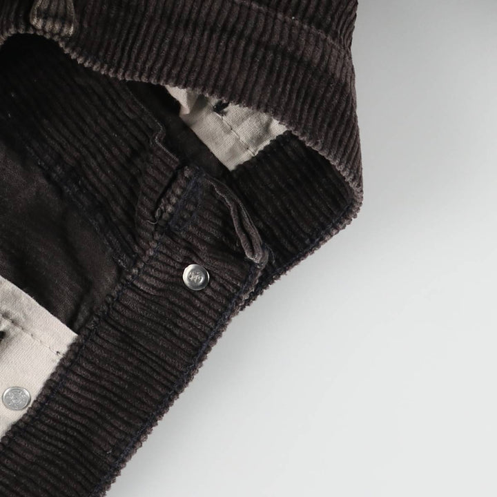 90'S Levi's Silver Tab Baggy Corduroy Pants, Made in USA, Men's, Size W32, Vintage cotton brown type Vintage Second Hand