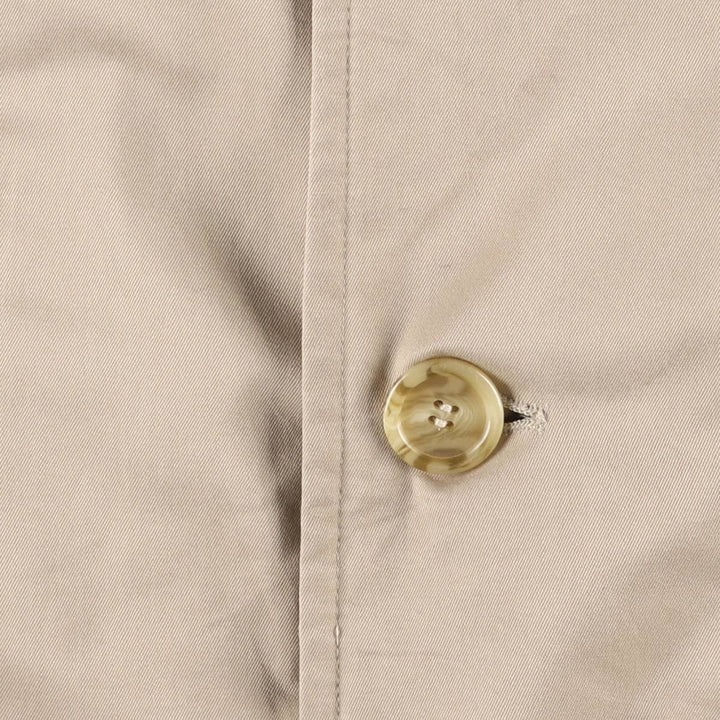 Vintage Burberry 100% Cotton Trench Coat, Made in England, Men's Size L cotton Beige type Vintage Second Hand