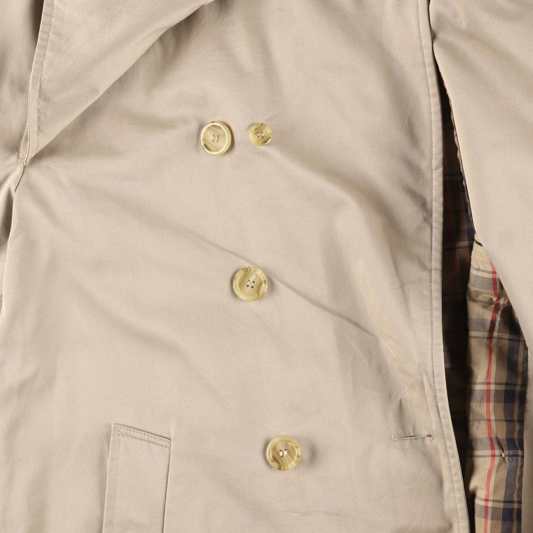 Vintage Burberry 100% Cotton Trench Coat, Made in England, Men's Size L cotton Beige type Vintage Second Hand