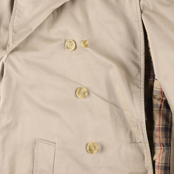 Vintage Burberry 100% Cotton Trench Coat, Made in England, Men's Size L cotton Beige type Vintage Second Hand