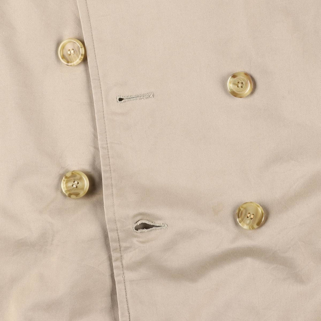 Vintage Burberry 100% Cotton Trench Coat, Made in England, Men's Size L cotton Beige type Vintage Second Hand