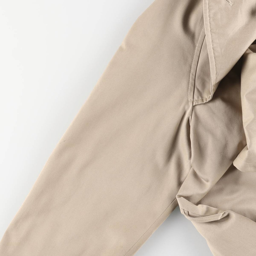 Vintage Burberry 100% Cotton Trench Coat, Made in England, Men's Size L cotton Beige type Vintage Second Hand