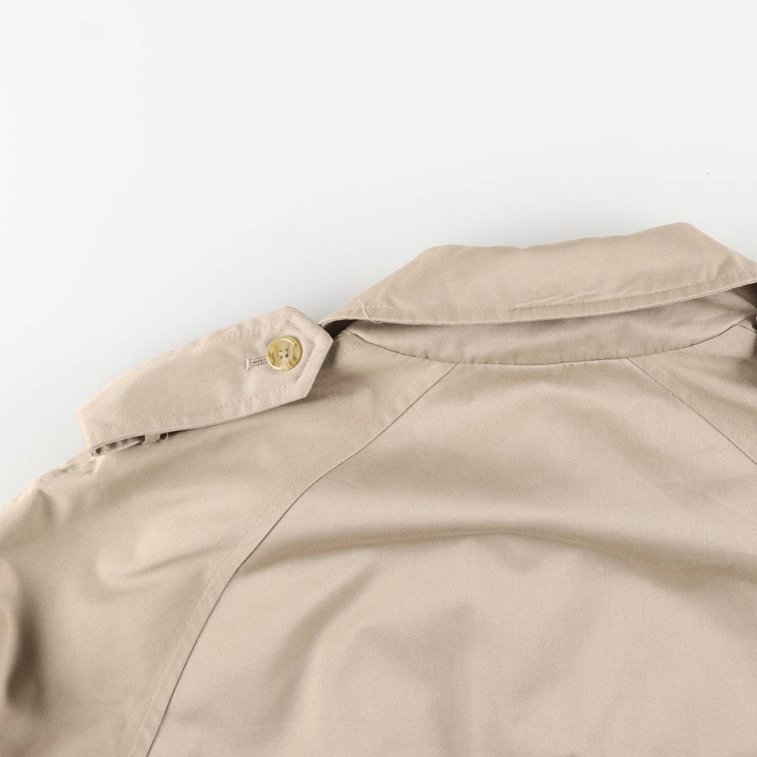 Vintage Burberry 100% Cotton Trench Coat, Made in England, Men's Size L cotton Beige type Vintage Second Hand