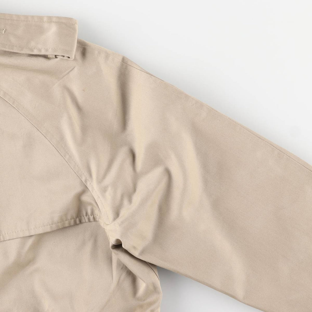 Vintage Burberry 100% Cotton Trench Coat, Made in England, Men's Size L cotton Beige type Vintage Second Hand