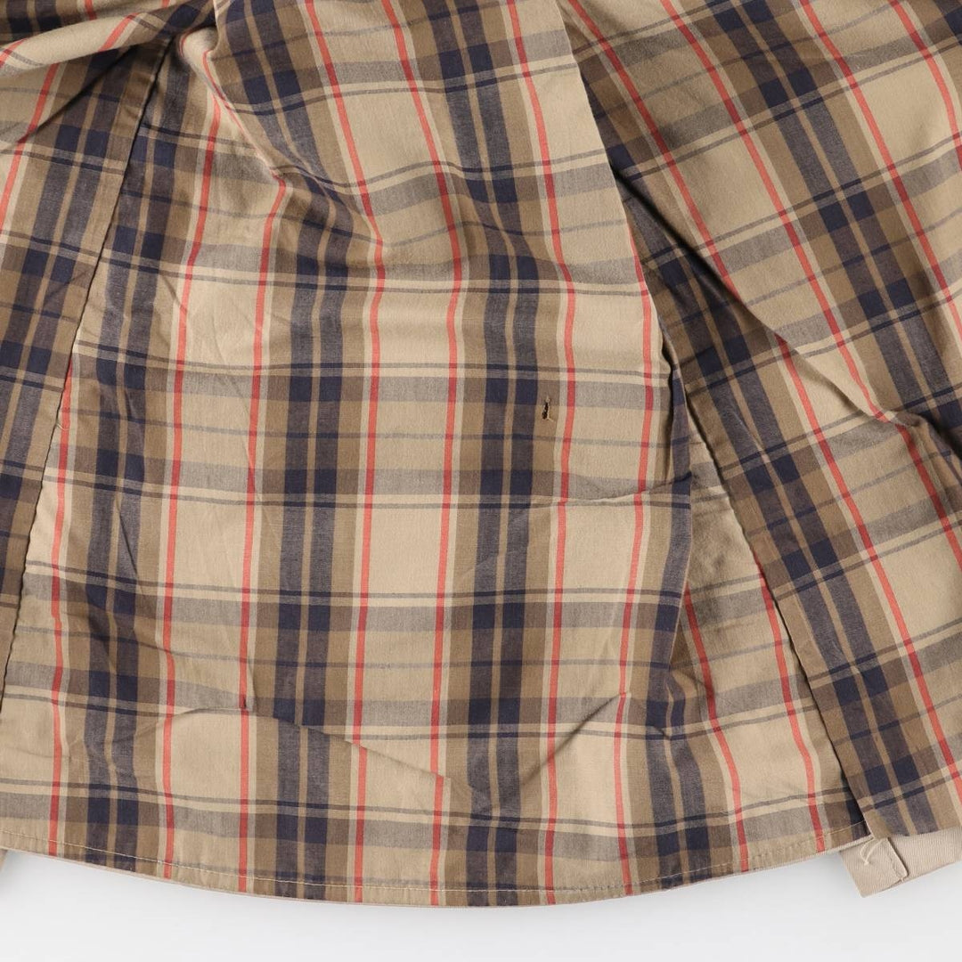 Vintage Burberry 100% Cotton Trench Coat, Made in England, Men's Size L cotton Beige type Vintage Second Hand