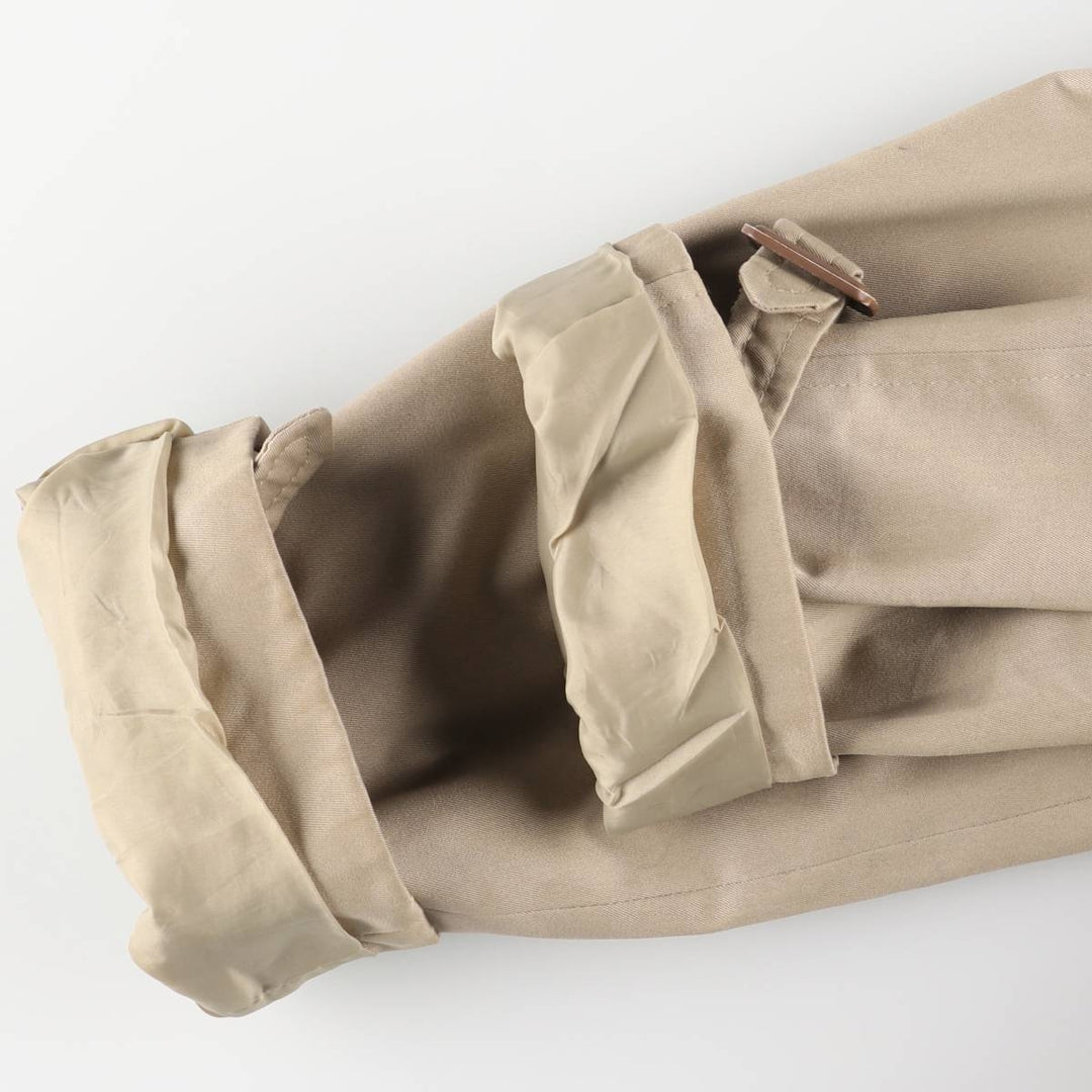 Vintage Burberry 100% Cotton Trench Coat, Made in England, Men's Size L cotton Beige type Vintage Second Hand
