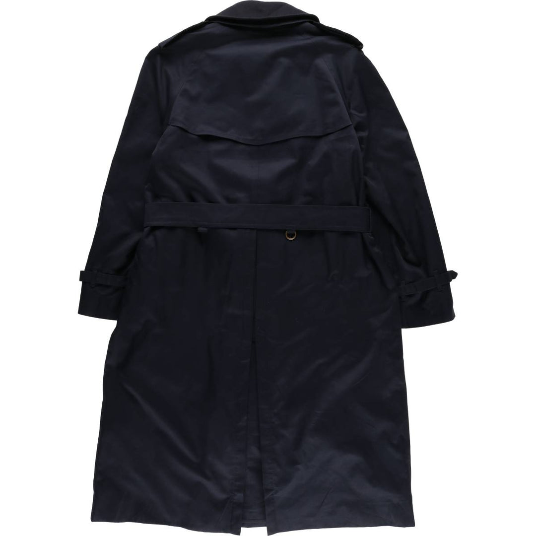 Burberry's trench coat, men's size L cotton navy blue type Vintage Second Hand