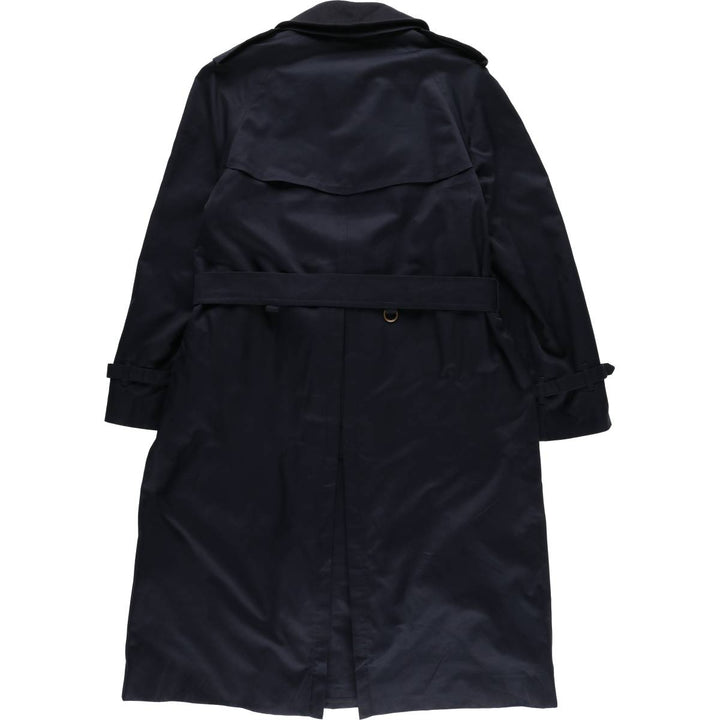 Burberry's trench coat, men's size L cotton navy blue type Vintage Second Hand