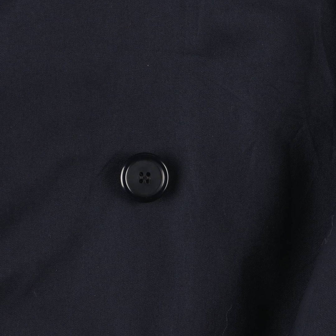 Burberry's trench coat, men's size L cotton navy blue type Vintage Second Hand
