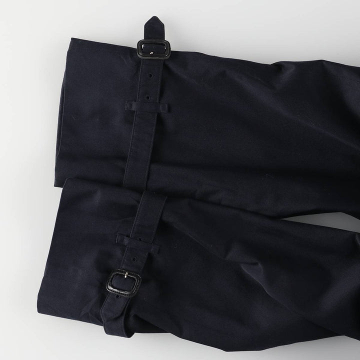 Burberry's trench coat, men's size L cotton navy blue type Vintage Second Hand