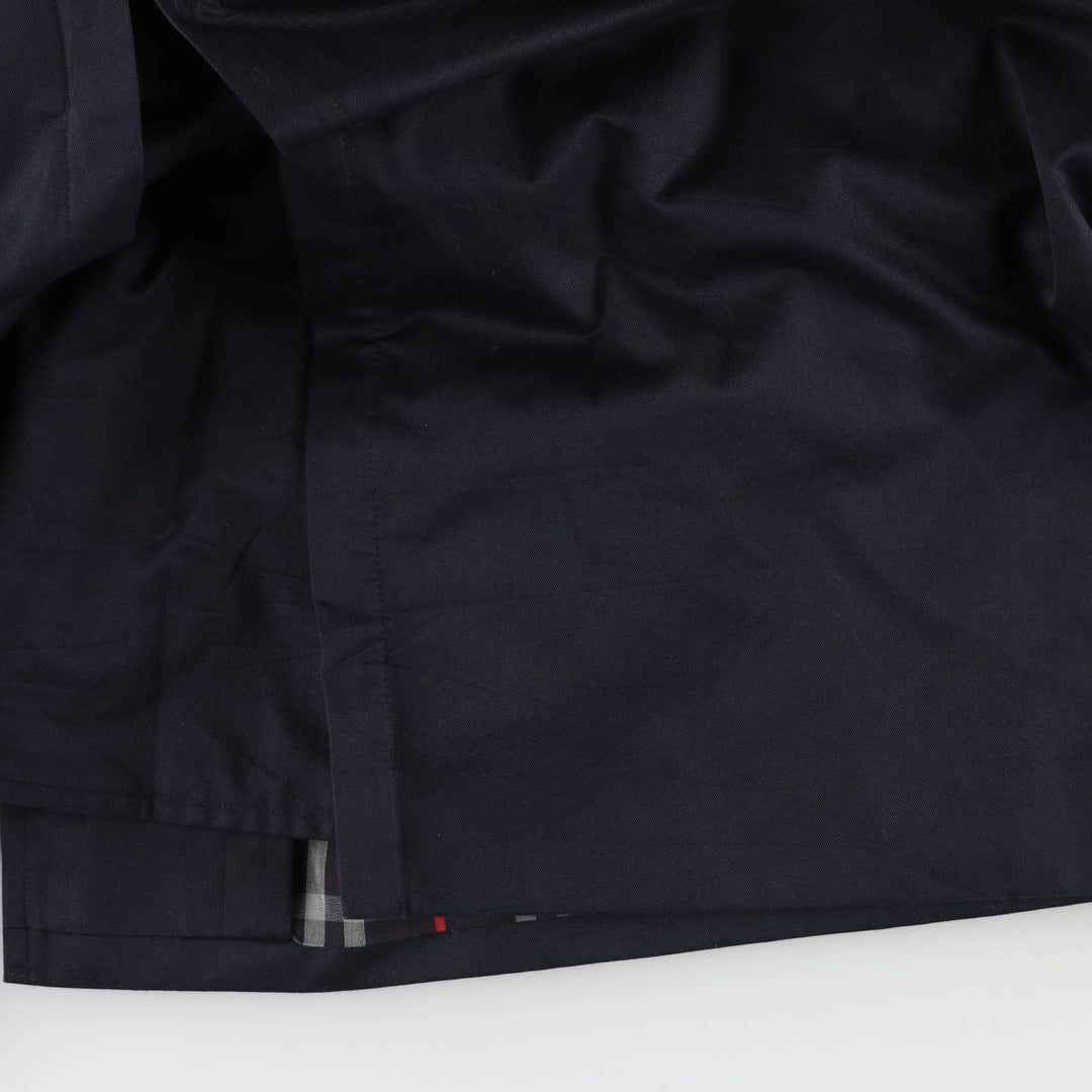 Burberry's trench coat, men's size L cotton navy blue type Vintage Second Hand