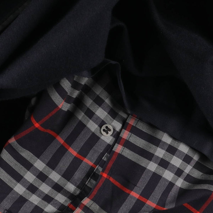 Burberry's trench coat, men's size L cotton navy blue type Vintage Second Hand