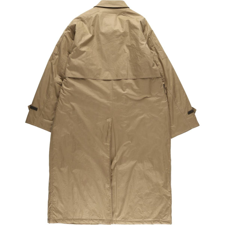 90'S Christian Dior padded Balmacaan coat, men's size XL cotton Beige type Vintage Second Hand