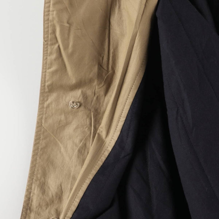 90'S Christian Dior padded Balmacaan coat, men's size XL cotton Beige type Vintage Second Hand