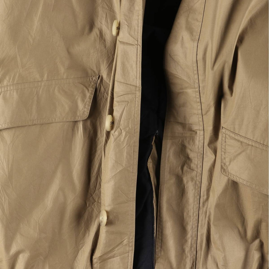 90'S Christian Dior padded Balmacaan coat, men's size XL cotton Beige type Vintage Second Hand