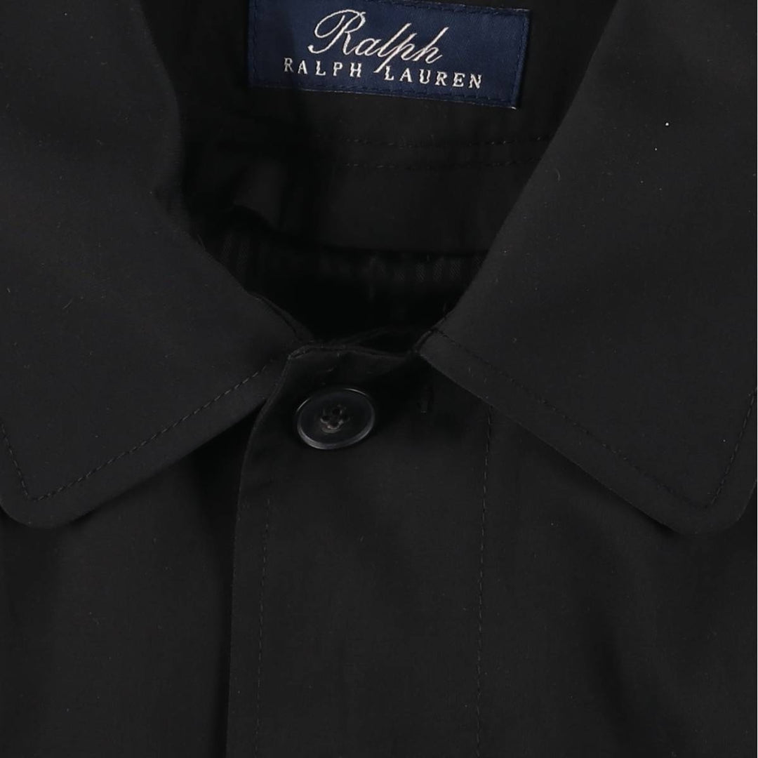 Ralph Lauren Balmacaan Coat, Men's XL cotton black type Vintage Second Hand